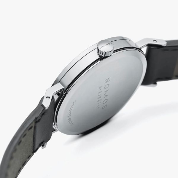 Nomos Tangente Mechanical Genuine Leather Watch Black 101