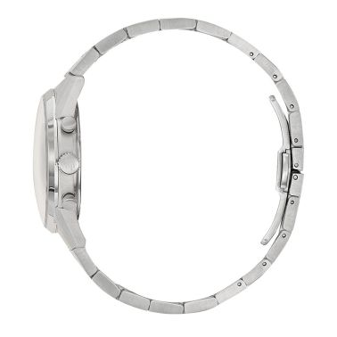 Montre Lip Courage quartz cadran blanc bracelet acier 40 mm