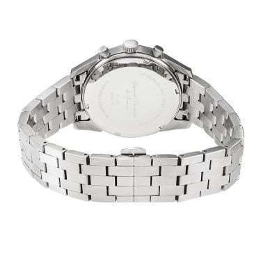 Montre Lip Courage quartz cadran blanc bracelet acier 40 mm