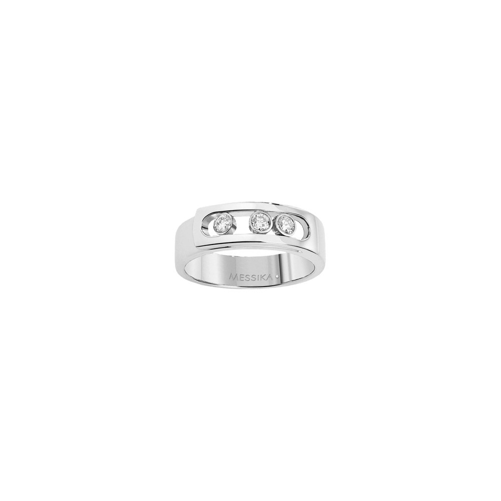 Bague Messika Move Noa en or blanc et diamants
