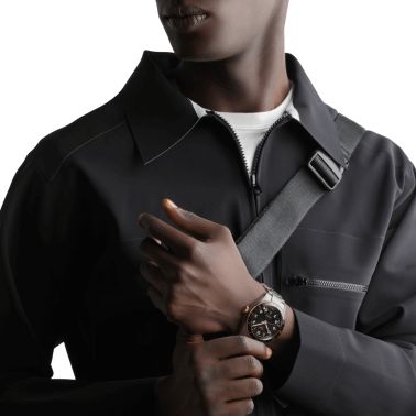 Longines Spirit Zulu Time Steel & Gold automatic watch black dial steel bracelet 42 mm L3.812.5.53.6