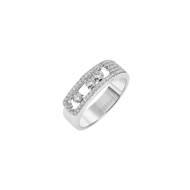 Bague Messika Move Noa Pavée en or blanc et diamants