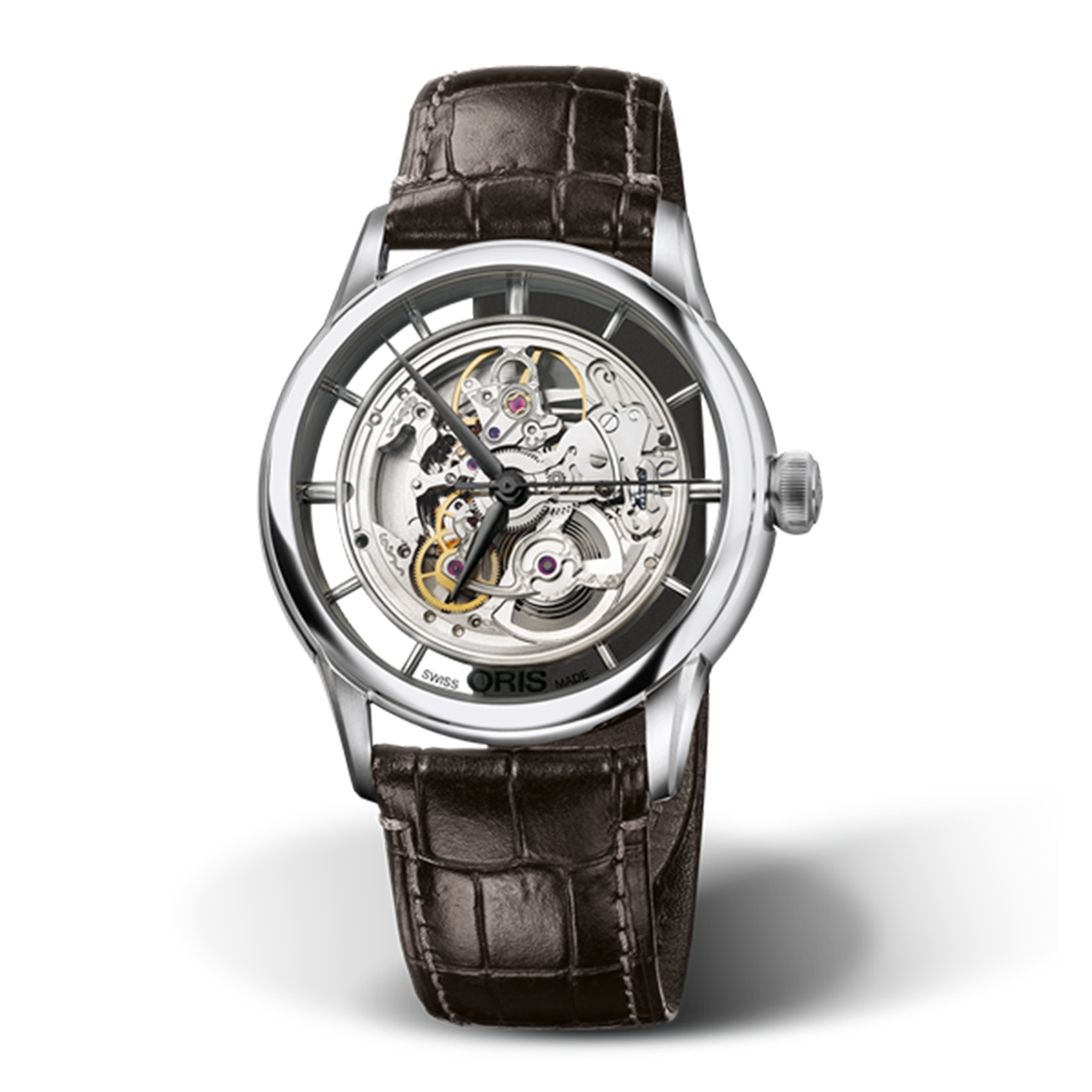 Oris artelier translucent clearance skeleton
