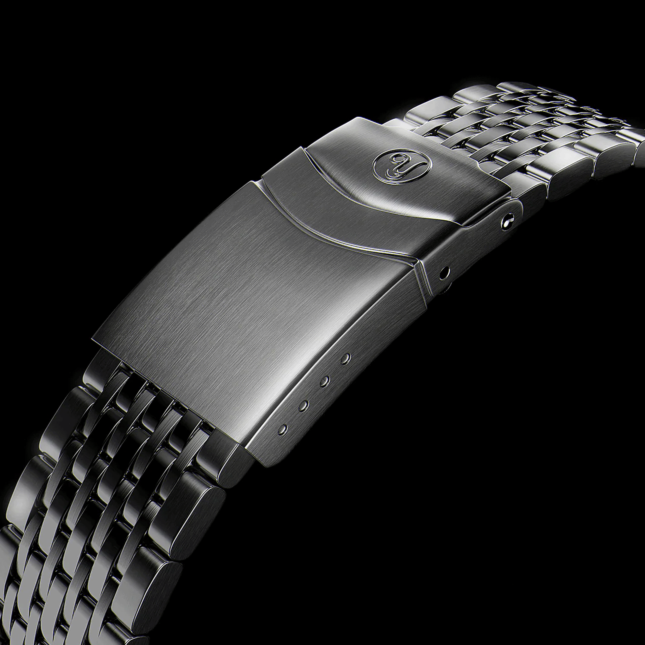 Yema Urban Yachtingraf automatic watch white bezel blue dial stainless steel bracelet 39 mm YYAC23-AMS