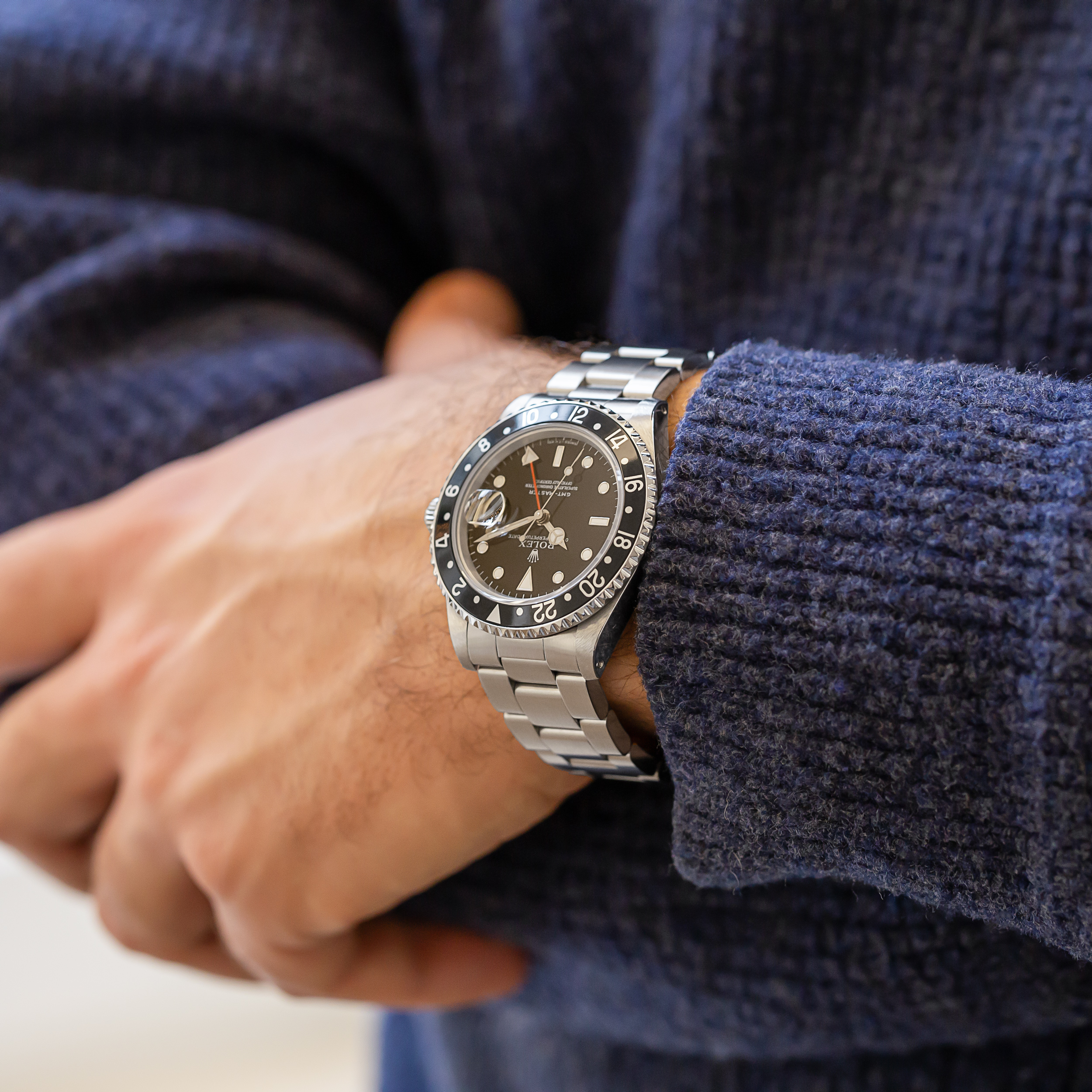 Montre Rolex GMT-Master II 16700 automatique 40 mm 1991