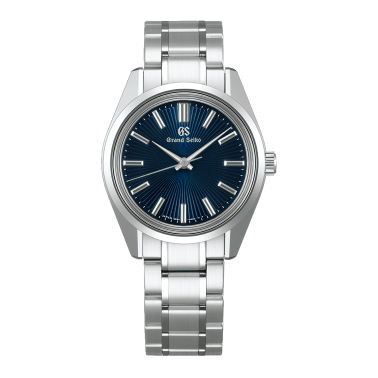 Montre Grand Seiko Heritage 44GS mécanique cadran bleu bracelet acier 36,5 mm