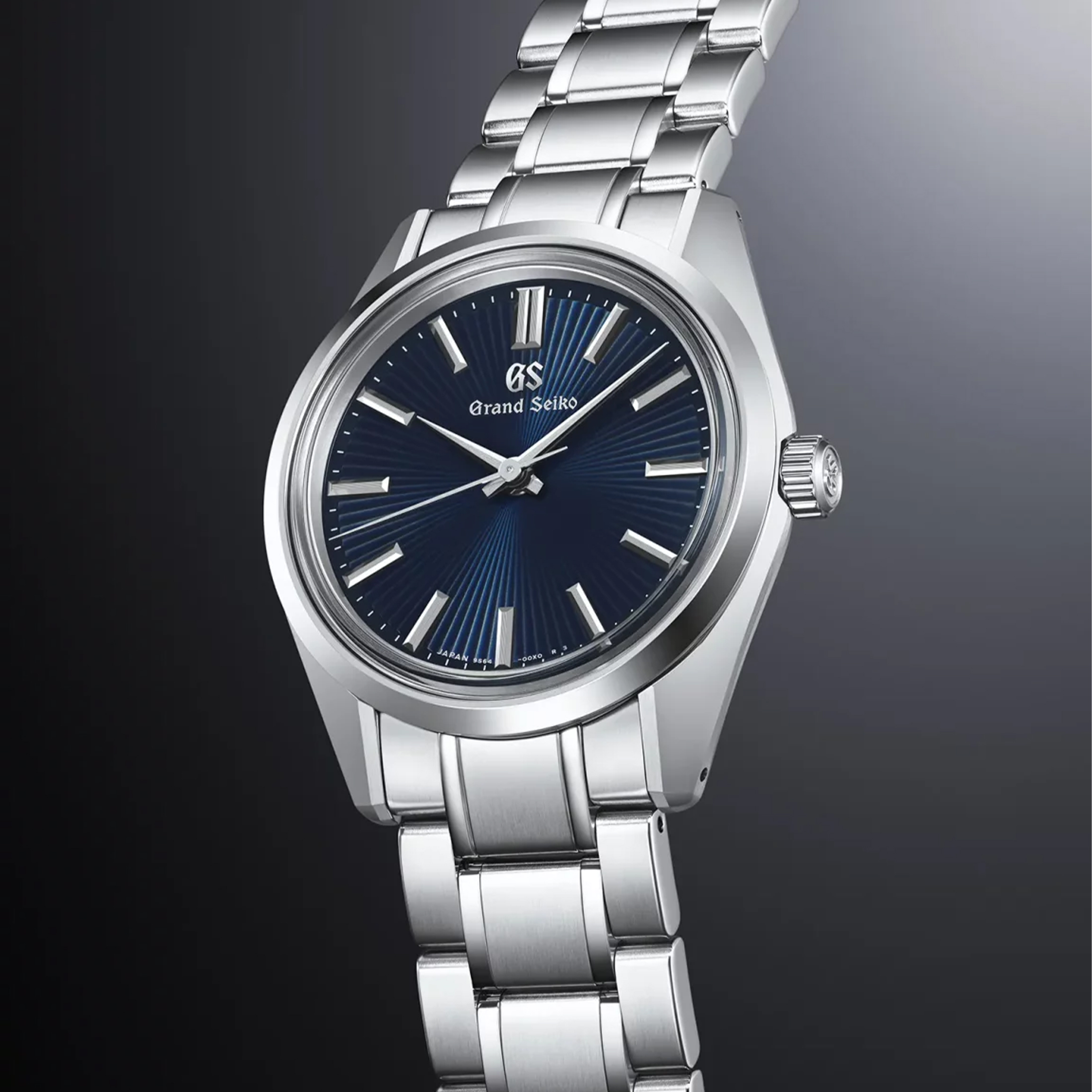 Grand Seiko Heritage 44GS mechanical blue dial steel bracelet 36.5 mm