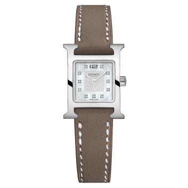 HERMÈS Heure H Mini Model quartz 21 mm Watch W055541WW00 HERMÈS Heure H Mini Model quartz 21 mm Watch W055541WW00