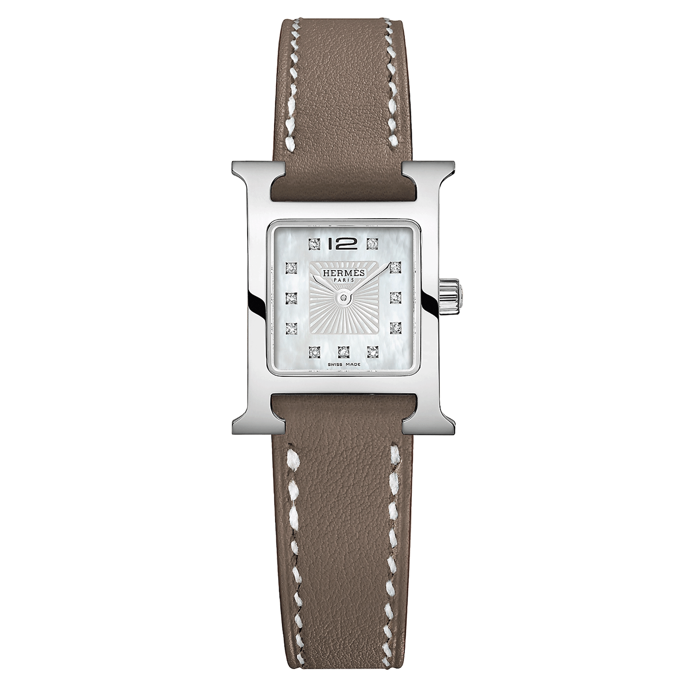 【HERMES】Heure H ウォッチ ミニモデル 21 mm Heure H watch, Mini model, 21 mm | Hermès USA