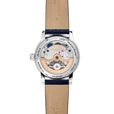 Frederique Constant Classic Tourbillon Manufacture automatic silver dial leather strap 39 mm