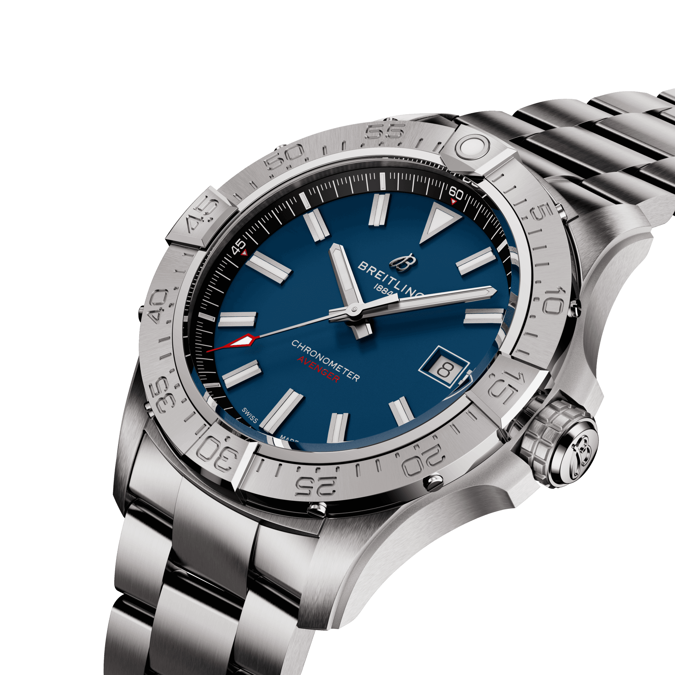Montre Breitling Avenger automatique cadran bleu bracelet acier 42 mm A17328101C1A1
