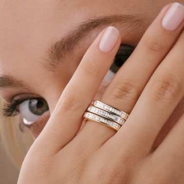 Alliance Lepage Intrépide en or rose et diamants