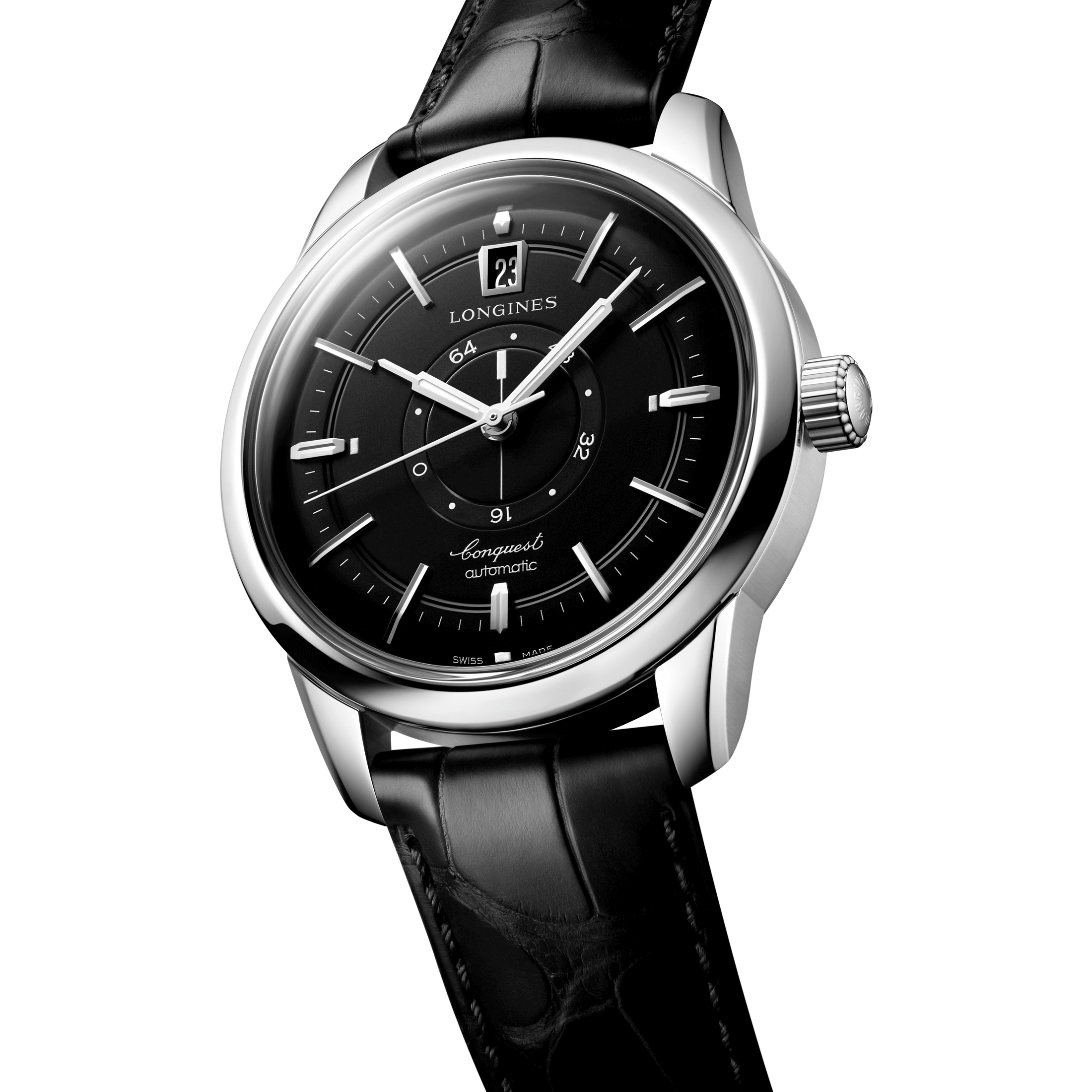 Longines Conquest Heritage auto 38 mm watch L1.648.4.52.2 Lepage