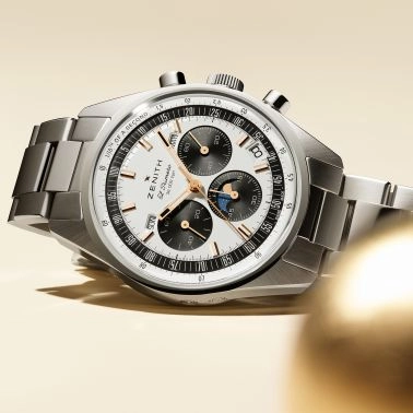 Zenith Chronomaster Original Triple Calendar El Primero silver dial steel bracelet 38 mm