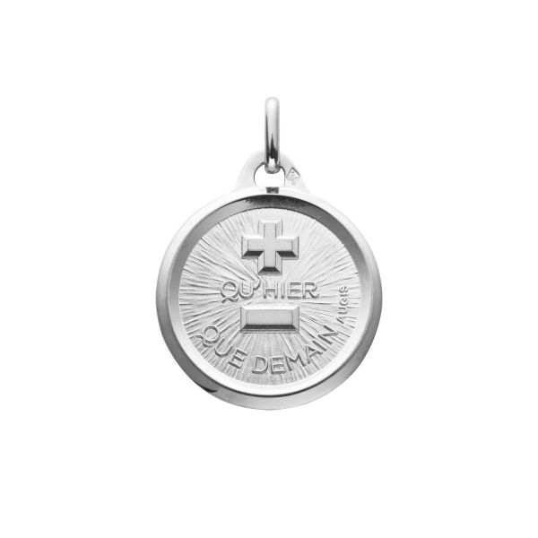 Médaille Augis Amour L'Originale en or blanc