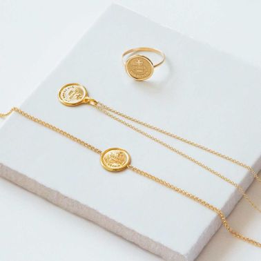 Médaille A.Augis Amour L'Originale en or jaune