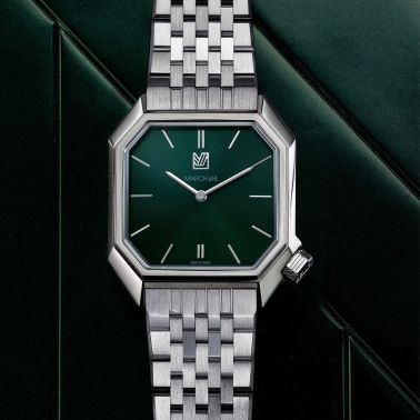 March LA.B Mansart Forest Electric 7-link steel bracelet 34 x 39 mm