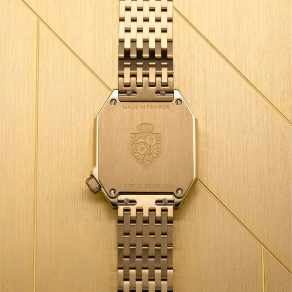 March LA.B Lady Mansart Electrique Amiral quartz steel bracelet 9 links