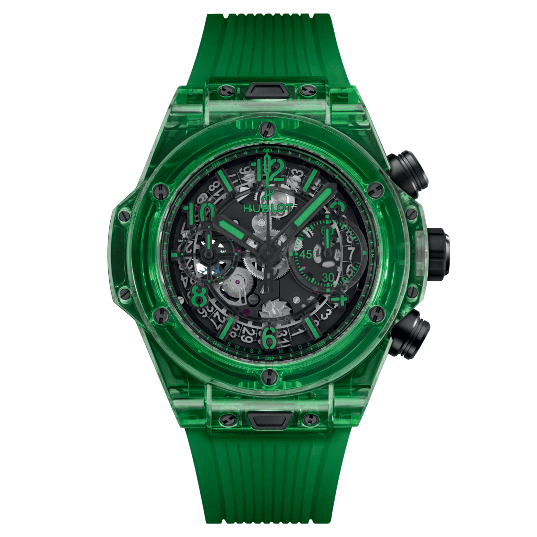 Hublot Big Bang Green SAXEM 42 mm Watch 441.JG.4990.RT - Lepage Hublot Big Bang Green SAXEM 42 mm Watch 441.JG.4990.RT - Lepage