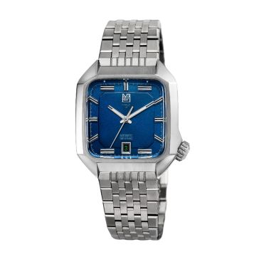 Montre March LA.B AM2 Automatique Navy bracelet acier 39 mm