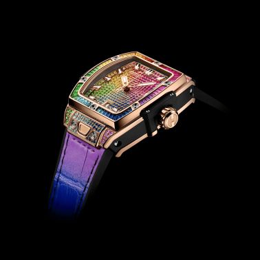 Hublot Spirit of Big Bang King Gold Rainbow automatic 32 mm 682.OX.9900.LR.0999