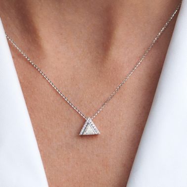 Lepage La Précieuse necklace in white gold and diamonds