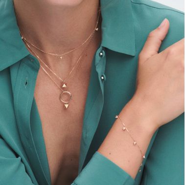 Lepage La Séduisante necklace in rose gold and diamonds