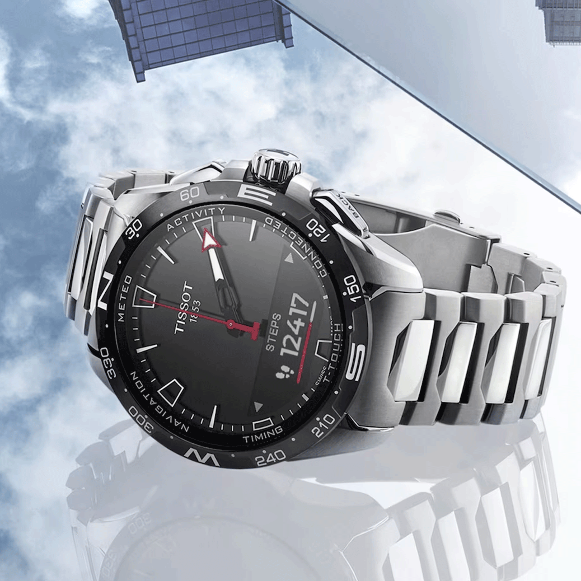 Tissot T-Touch Connect Solar titanium watch titanium bracelet 47,5 mm