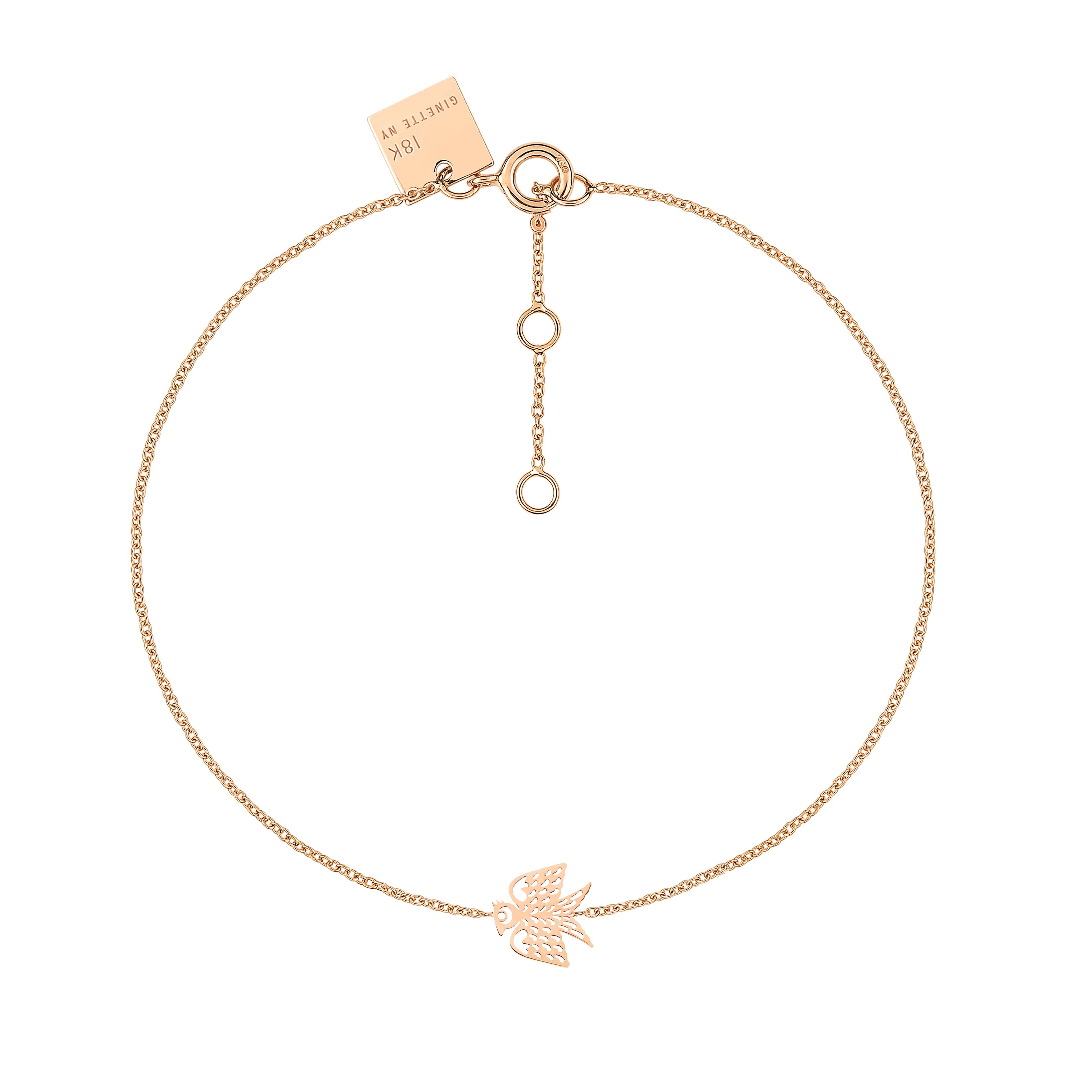 Ginette NY Georgia bracelet in rose gold 