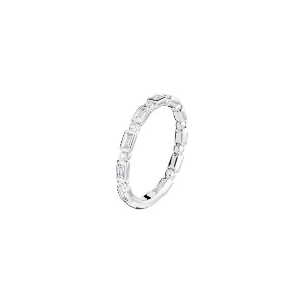 Lepage Inspirante wedding band in white gold and diamonds