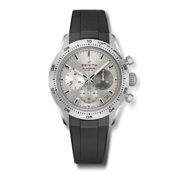 Zenith Chronomaster Sport Titanium automatic grey dial rubber strap 41 mm