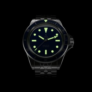 Montre Yema Superman Slim CMM.20 automatique cadran bleu bracelet acier 39 mm 11.24.55.SN.M3