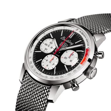 Montre Breitling Top Time Deus B01 automatique cadran noir bracelet acier 41 mm AB01765A1B1A1