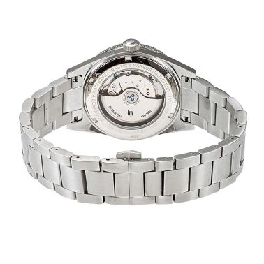 Lip Nautic 3 automatic Nageur-Sauveteur black dial steel bracelet 39 mm