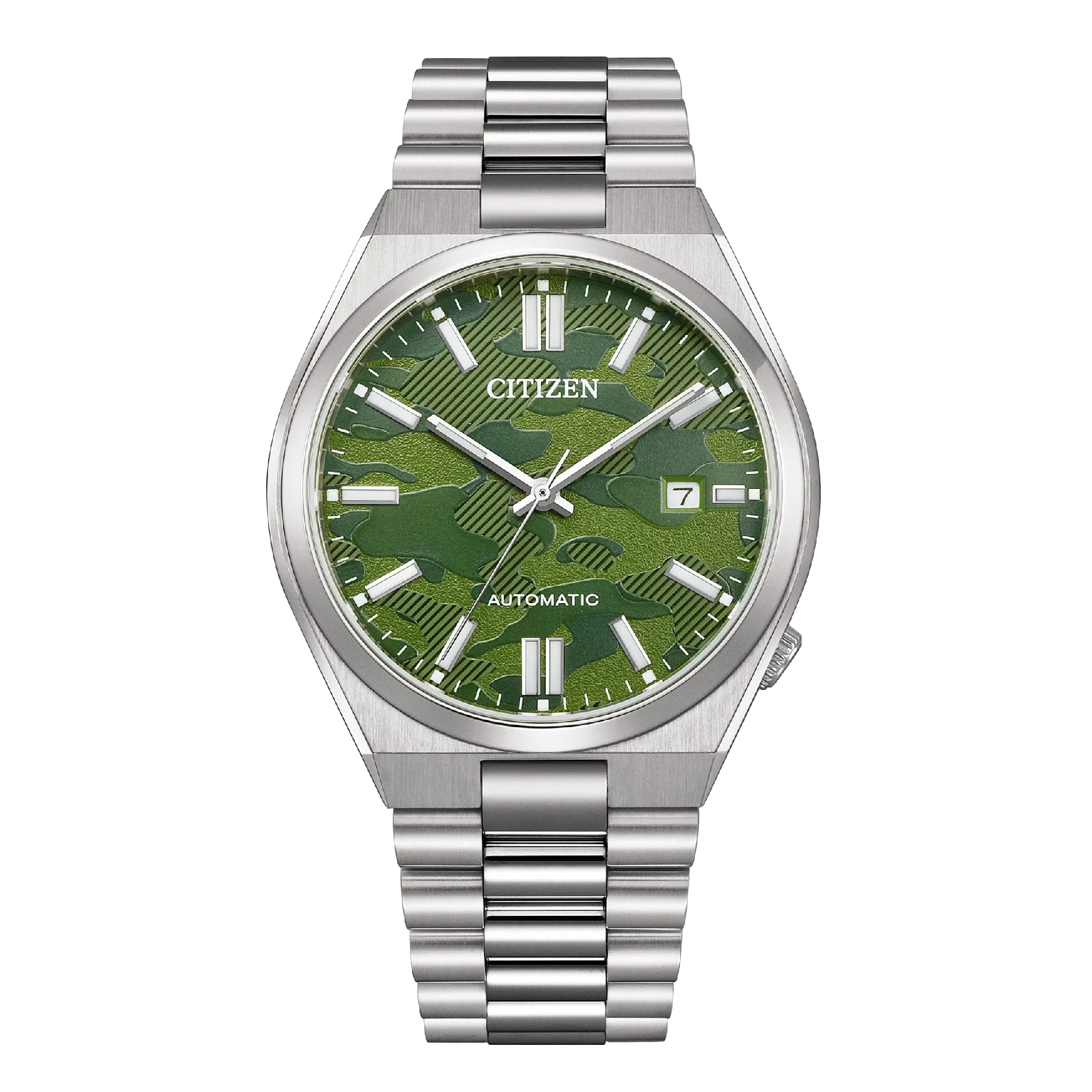 Citizen Tsuyosa automatic "camouflage" dial steel bracelet 40 mm