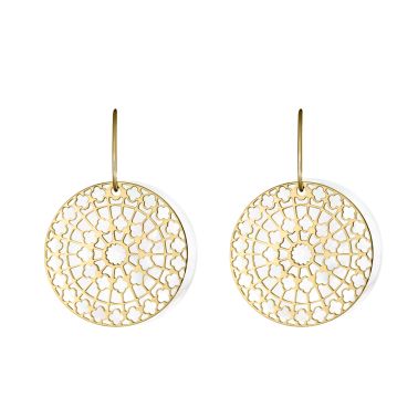 Lepage Colette Notre Dame earrings in yellow gold