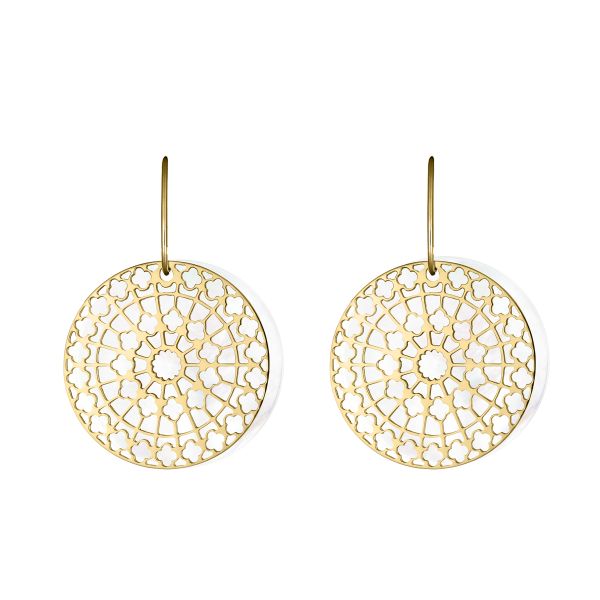 Lepage Colette Notre Dame earrings in yellow gold