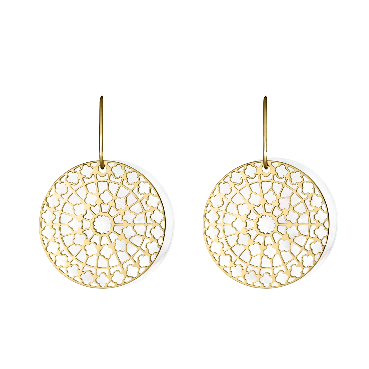 Lepage Colette Notre Dame earrings in yellow gold