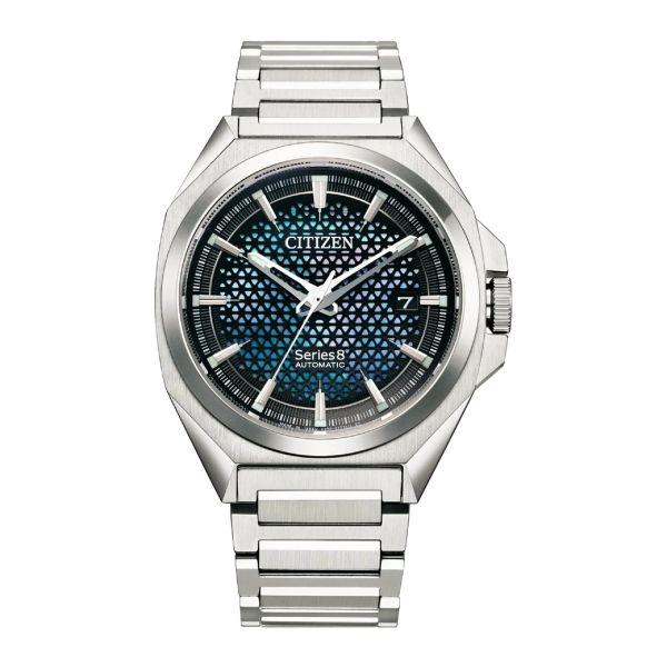 Citizen Serie 8 automatic mother-of-pearl dial steel bracelet 40 mm