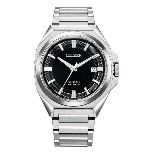 Citizen Serie 8 831 automatic black dial steel bracelet 40 mm