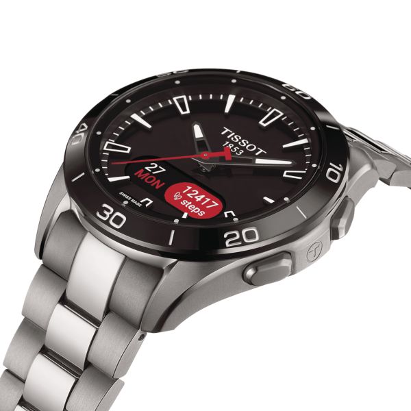 Montre Tissot T-Touch Connect Sport Solar Titane bracelet titane 43 mm T153.420.44.051.00