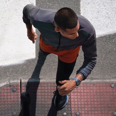 Tissot T-Touch Connect Sport Solar Titanium watch with blue silicon strap 43 mm T153.420.47.051.01