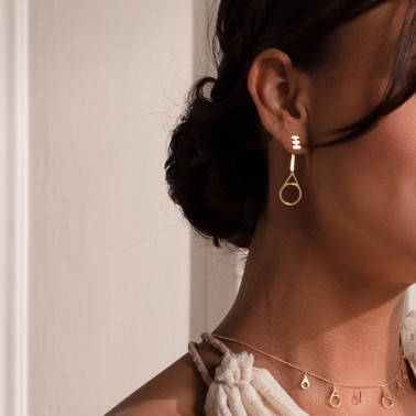 Boucles d'oreilles Lepage Vénus en or jaune