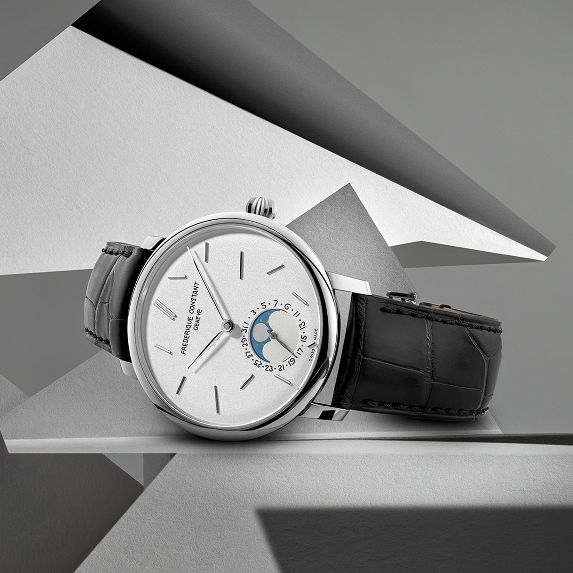Frédérique Constant x seconde/seconde/ Slimline Moonphase