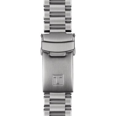 Tissot T-Sport PRS 516 mechanical chronograph watch black dial steel bracelet 41 mm T149.459.21.051.00