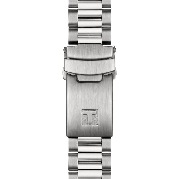 Tissot T-Sport PRS 516 quartz chronograph watch black dial steel bracelet 40 mm T149.417.11.051.00