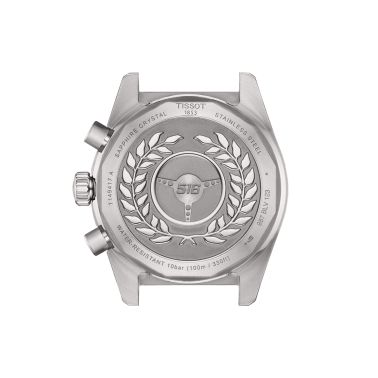 Tissot T-Sport PRS 516 quartz chronograph watch black dial steel bracelet 40 mm T149.417.11.051.00