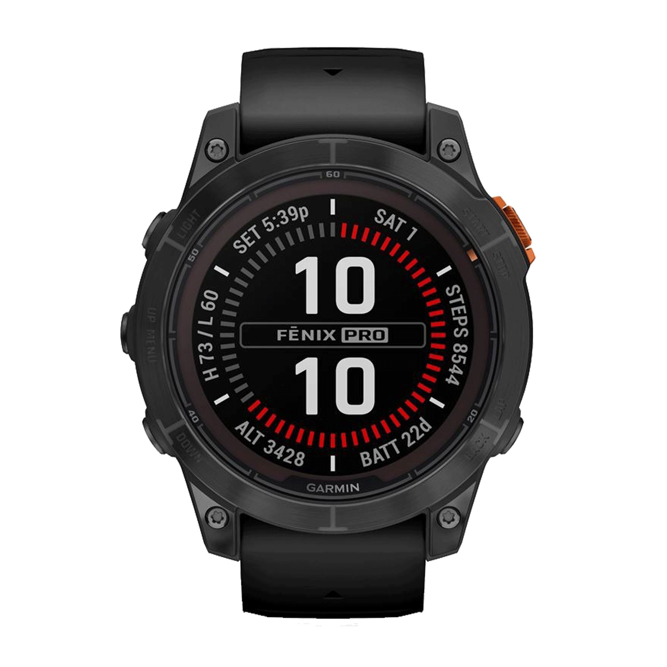 Garmin Fénix Pro Solar 47 mm Watch 010-02777-01 Lepage