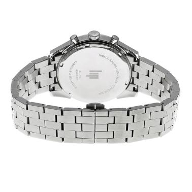 Montre Lip Himalaya Chronographe Quartz cadran bleu bracelet acier 40 mm