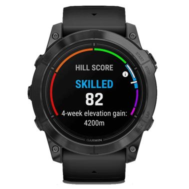 Garmin Epix Pro (Gen2) Standard Edition Gray watch with black silicone strap 51 mm